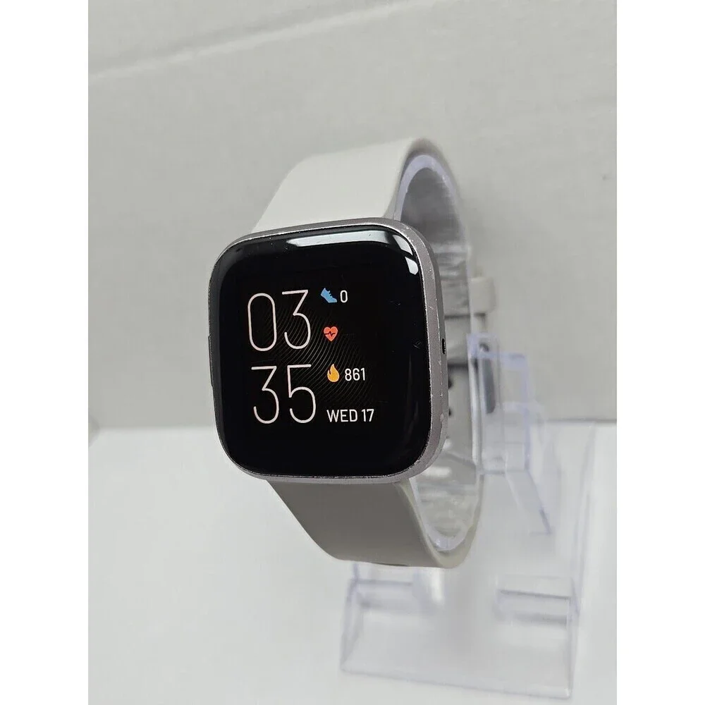 Fitbit Versa 2 Smartwatch Gray 40mm Alexa WR50M Always On Display No Charger